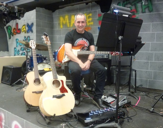 My guitar setup for Heathers The Musical