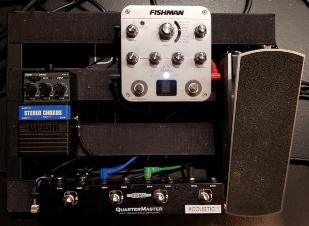 Acoustic guitar pedalboard for RENT - 2018