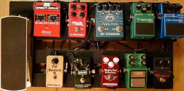 RENT - Electric guitar pedalboard 2018