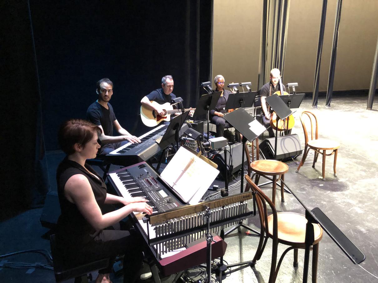 The Spitfire Grill Ensemble, May 2019. Image courtesy of SHOWTUNES Theatre Company and © Maggie Stenson Pherson 2019