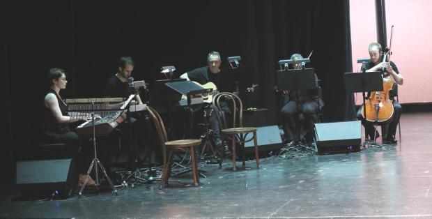 The Spitfire Grill Ensemble, May 2019. Image courtesy of SHOWTUNES Theatre Company and © Maggie Stenson Pherson 2019