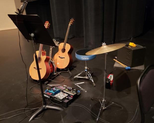 Equipment Setup for The Light In The Piazza – September 2019