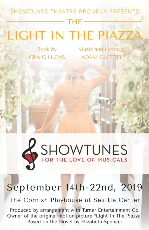 Program Cover for Showtunes Theatre Production, 2019