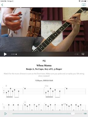 Bright Star Banjo iPad app screenshot