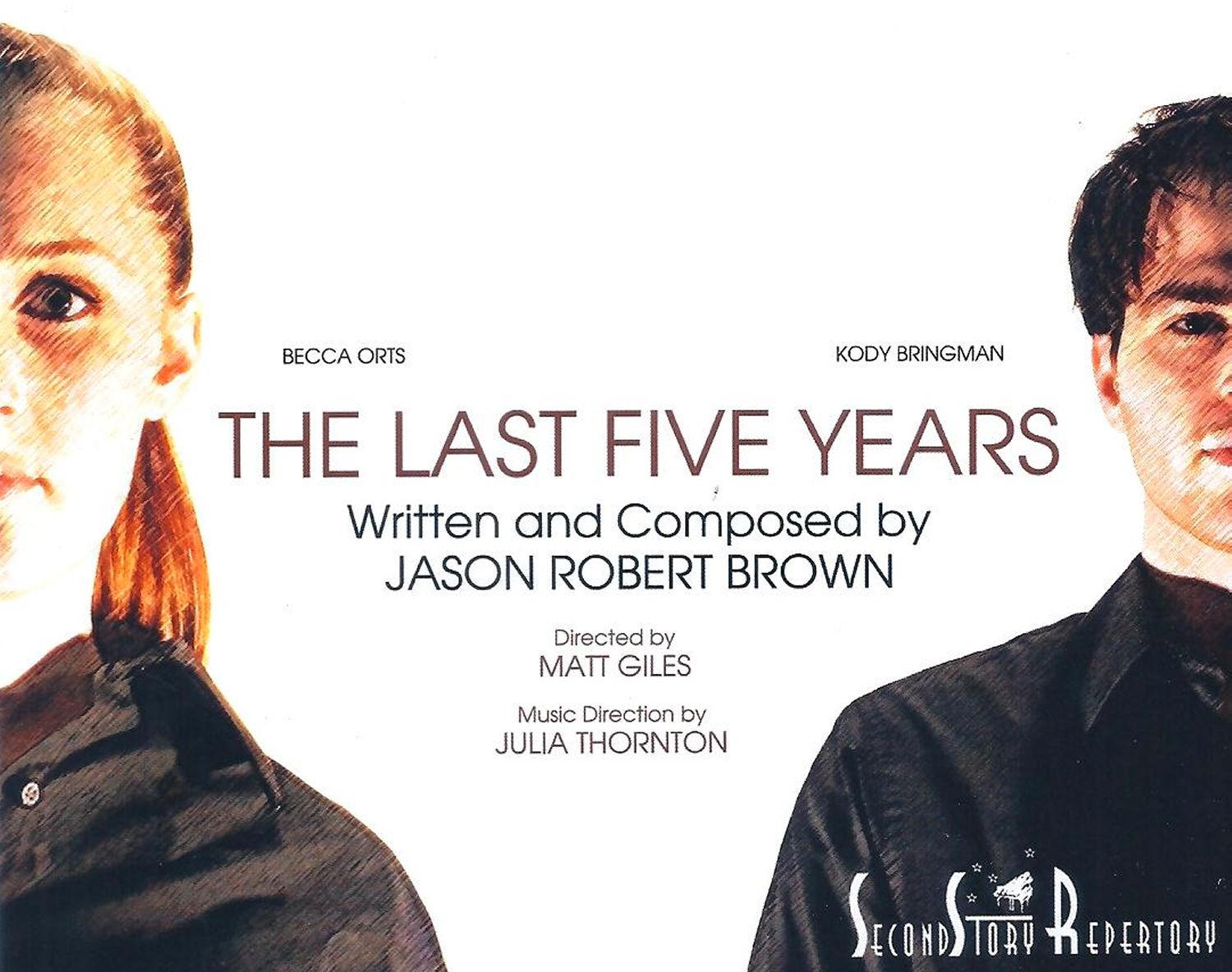 Flyer for 2016 Production of The Last Five Years